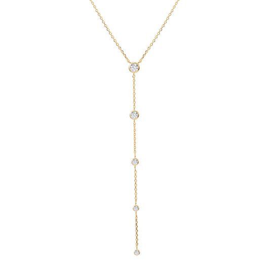 Illuminess™ Gold Vermeil Goddess Sparkle Lariat