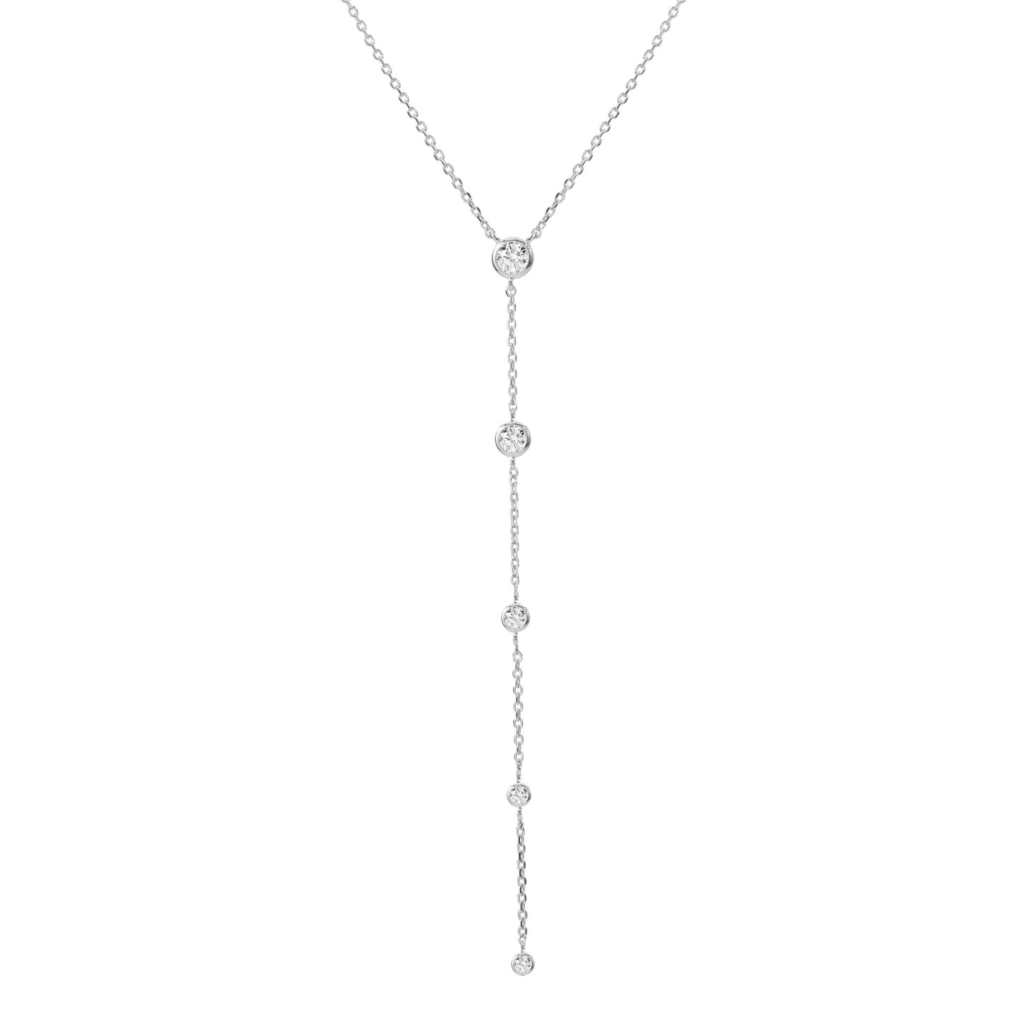 Illuminess™ Sterling Silver Diamond Goddess Sparkle Lariat