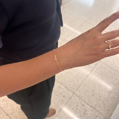 Enchanting Flutterfly™ (Butterfly) Sterling Silver Silk Cord Bracelet