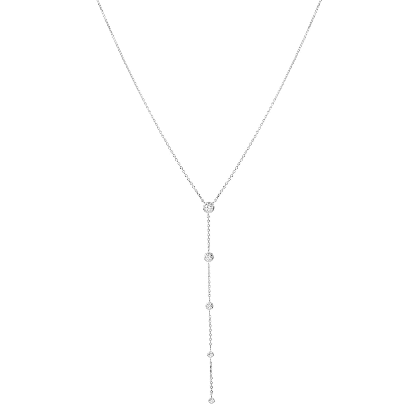 Illuminess™ Sterling Silver Diamond Goddess Sparkle Lariat
