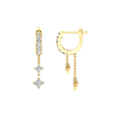 Illuminess™ Mini Gold Vermeil Shooting Star Huggies image 6