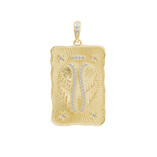 Angel Wing Gold Vermeil Talisman (Pendant Only)