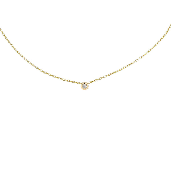 Illuminess™ Gold Vermeil 'Light Inside Her' Single Stone Necklace
