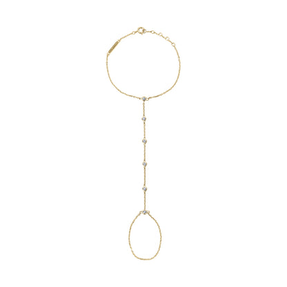 Illuminess™ Premium Gold Vermeil Sparkle Hand Chain image 0