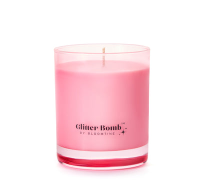 Pink Cosmos | Glitter Bomb™ Gift Candle Blackcurrant, Vanilla & Jasmine 230G image 0